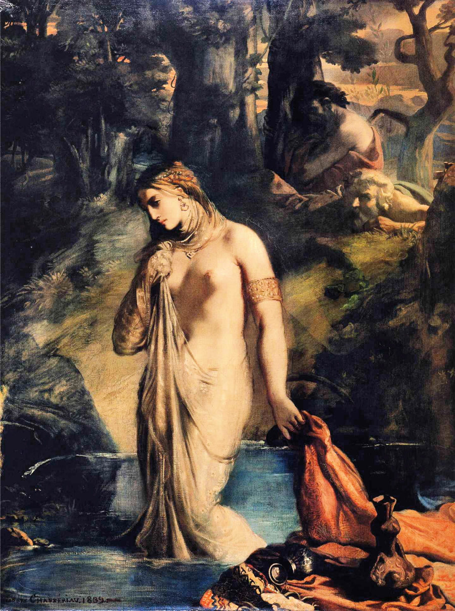 Suzanne no banho - Théodore Chassériau
