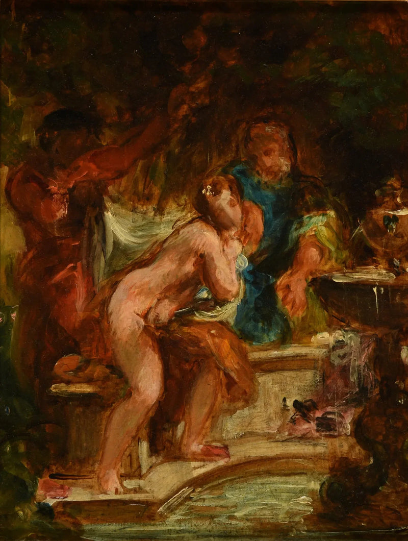 Suzanne e os anciãos - Eugène Delacroix