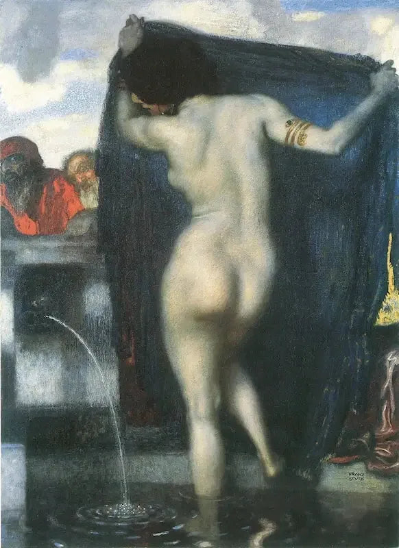 Suzanne e os Velhos - Franz Von Stuck