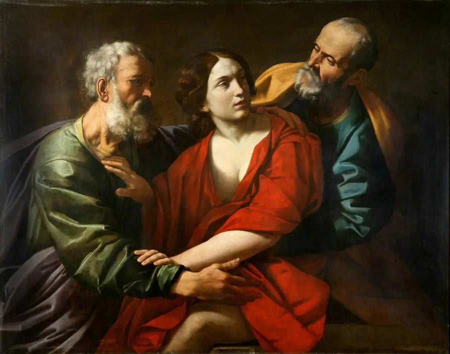 Suzanne e os idosos - Guido Reni