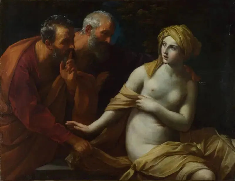 Suzanne e os idosos - Guido Reni