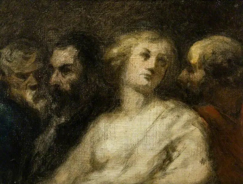 Suzanne e os idosos - Honoré Daumier