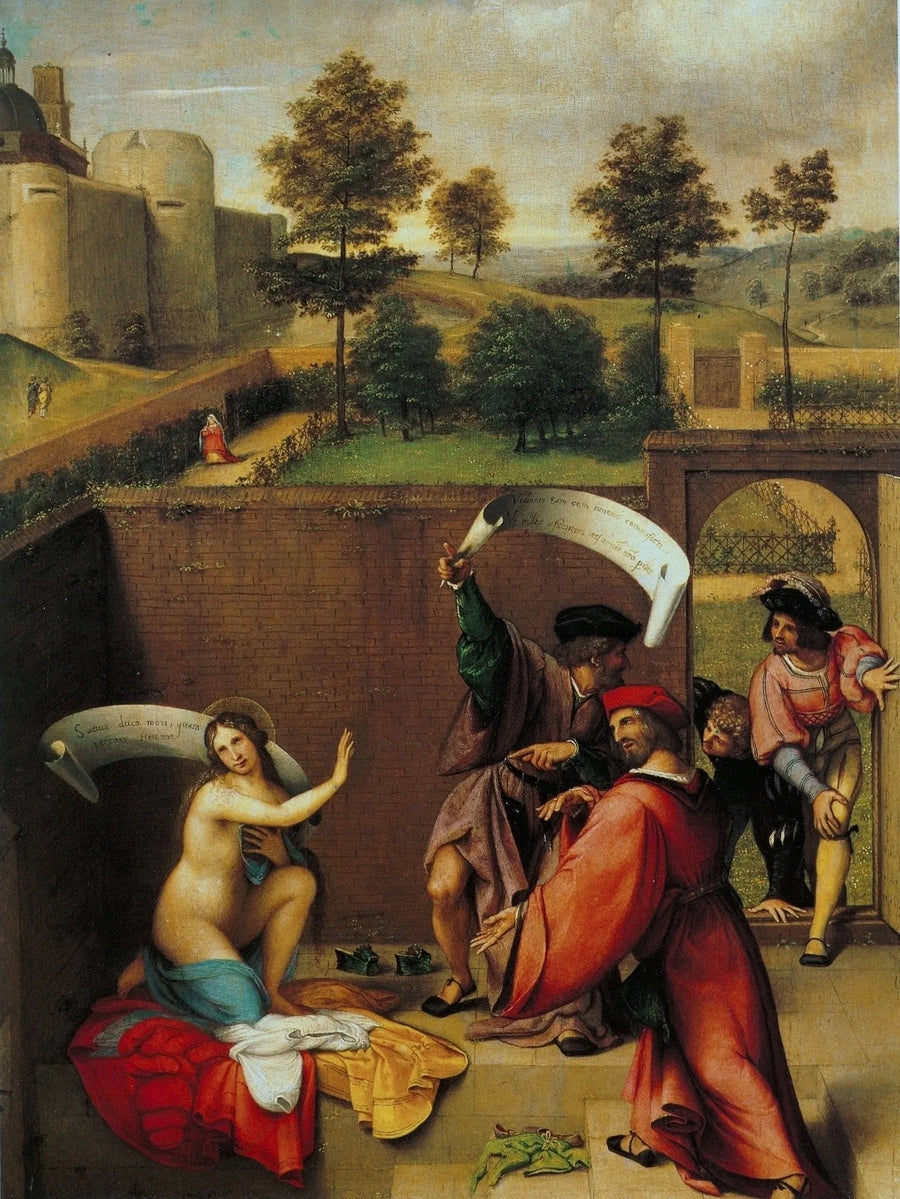 Suzanne et les vieillards - Lorenzo Lotto