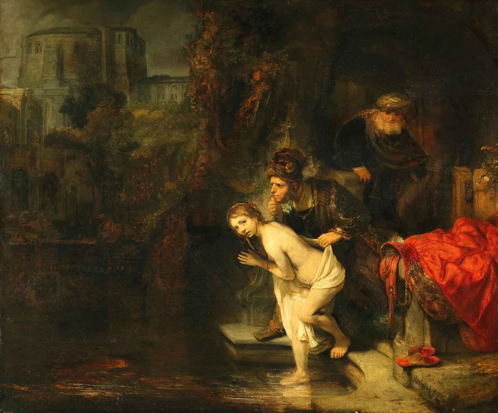Suzanne et les Vieillards - Rembrandt image 1 copie de tableau peinte à la main