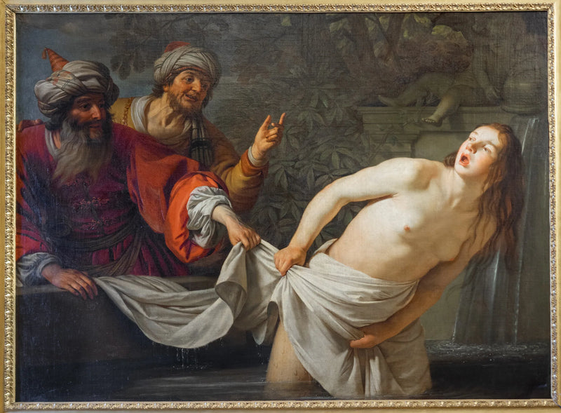 Suzanne assediada pelos antigos (Daniel 13:1-63) - Gerrit van Honthorst