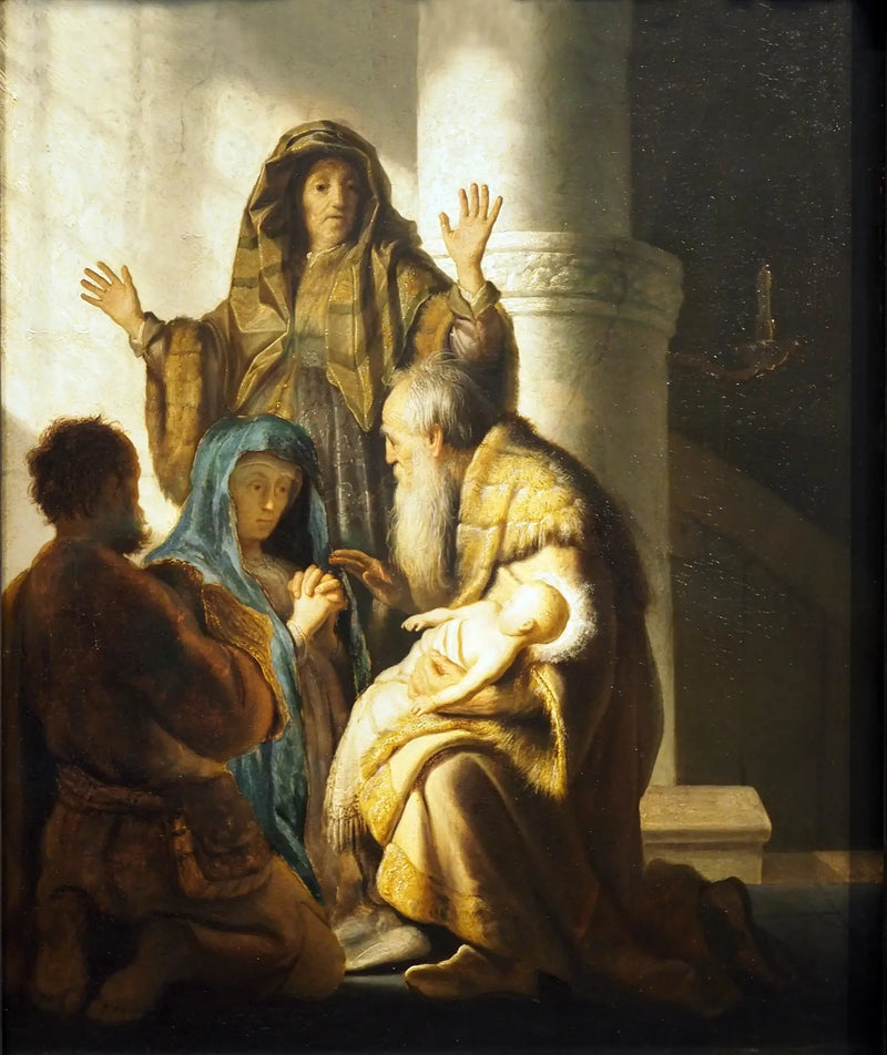Simão no templo - Rembrandt