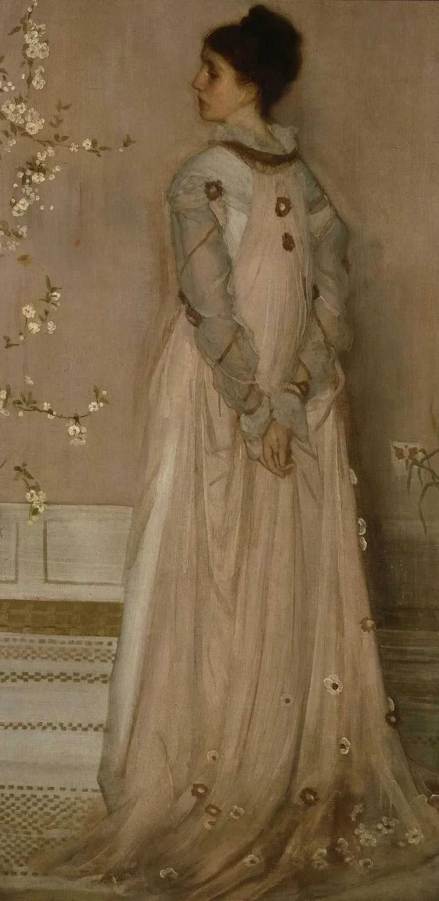 Sinfonia em cor cadeira e rosa - James Abbott McNeill Whistler