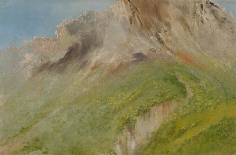 Ta-wa-que-nah, ou a Montanha Rochosa, perto da aldeia comanche - George Catlin