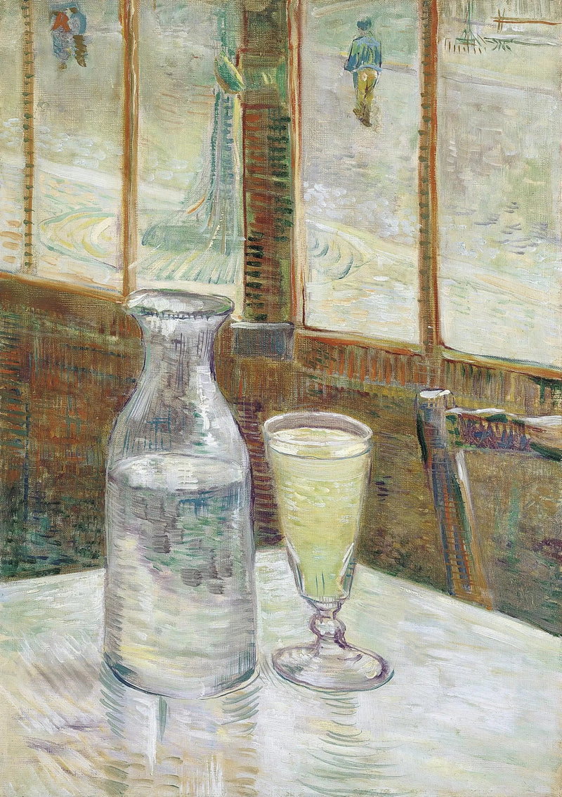 Mesa de café com absinto - Vincent van Gogh