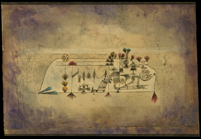 Quadro das Almas de Todos os Santos - Paul Klee