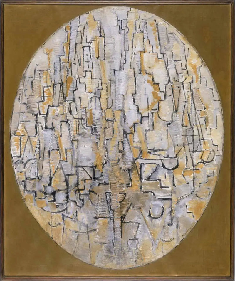 Quadro n° 3: Composição em um oval - Piet Mondrian