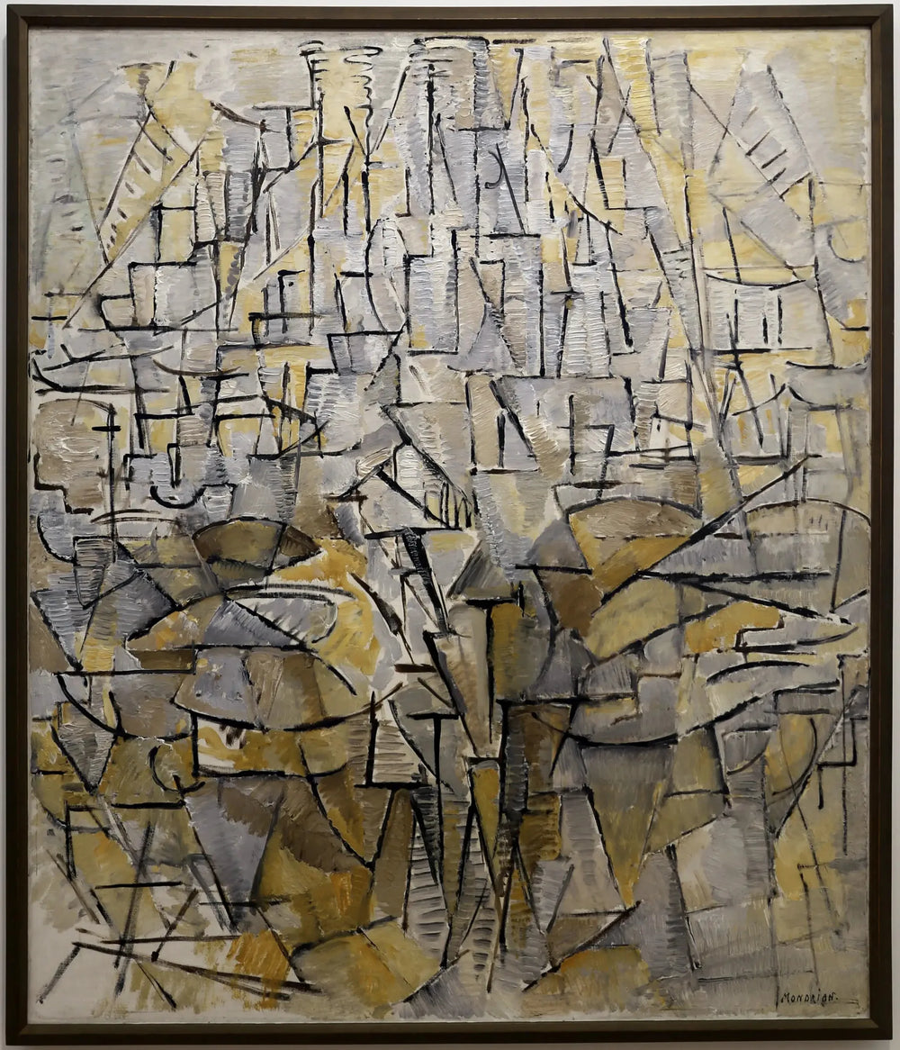 tableau n° 4 - Piet Mondrian image 1 copie peinte à la main à l’huile