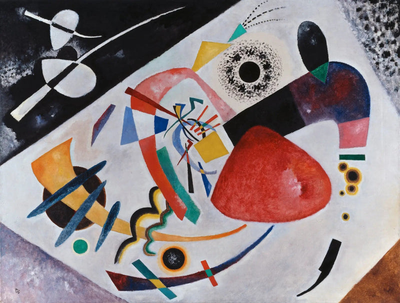 Mancha vermelha II - Vassily Kandinsky