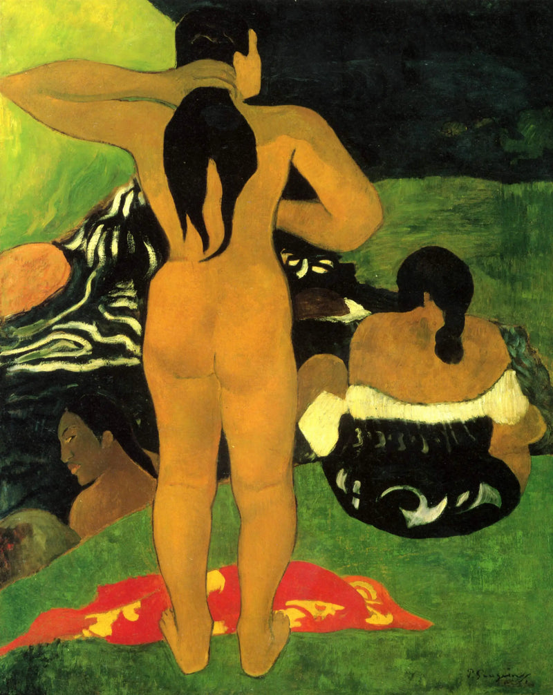Tahitianas na praia - Paul Gauguin