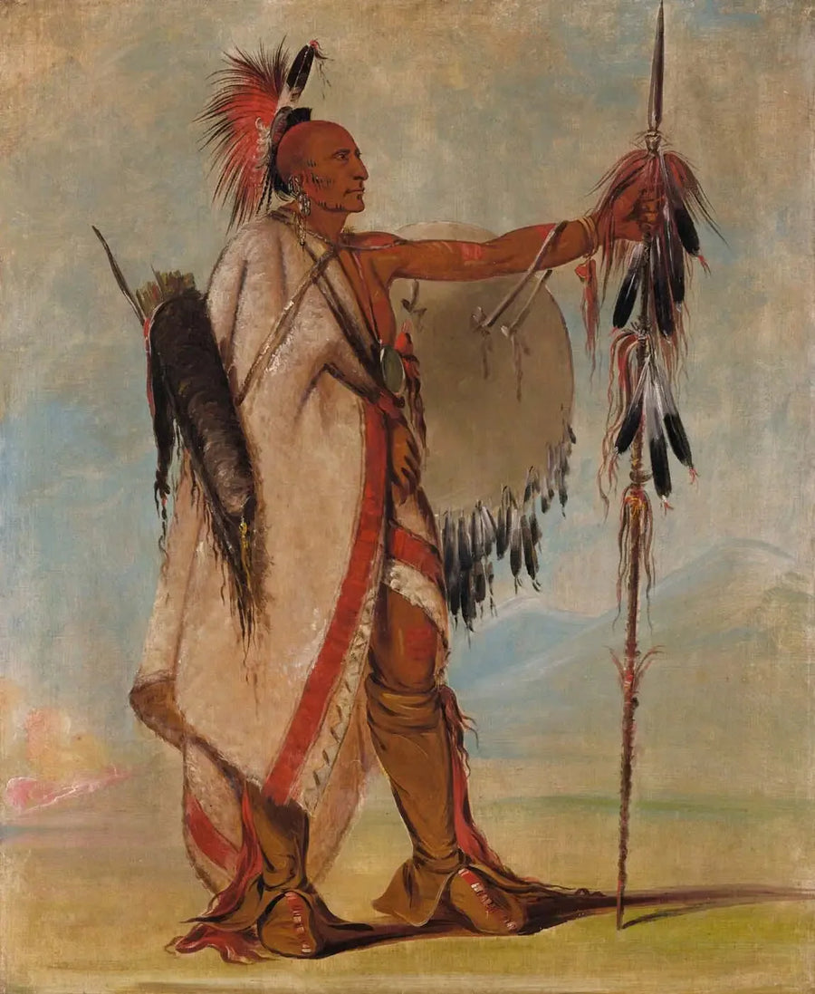 Tál-lee, um guerreiro de distinção - George Catlin