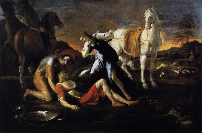 Tancrède e Hermínia - Nicolas Poussin