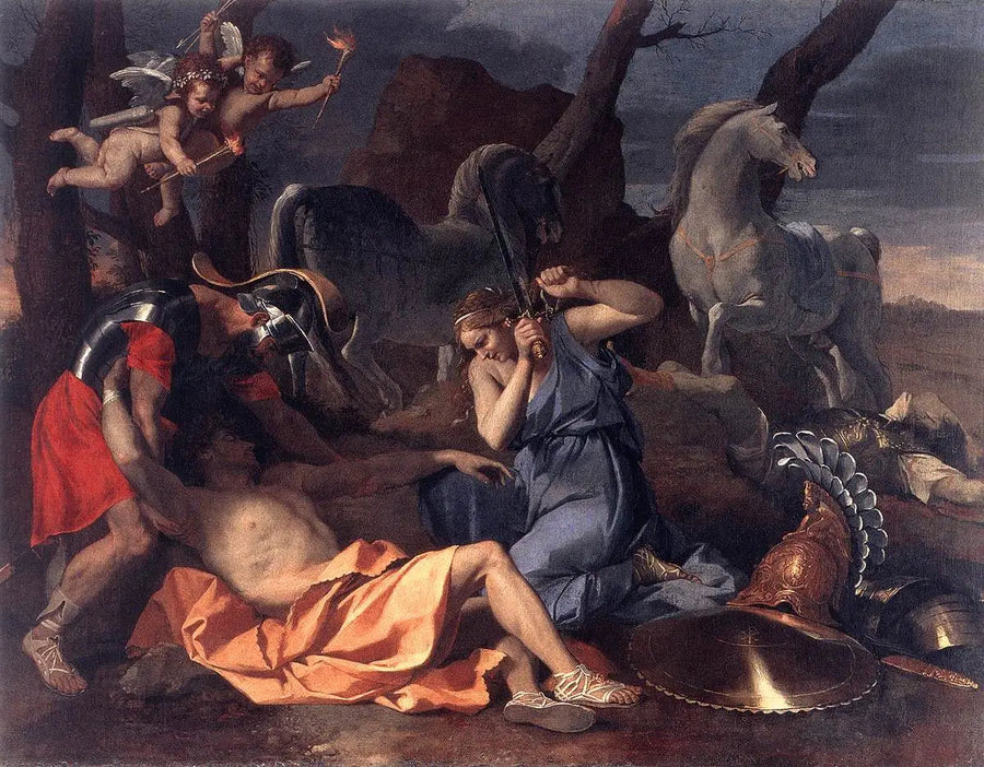 Tancrède e Hermínia - Nicolas Poussin