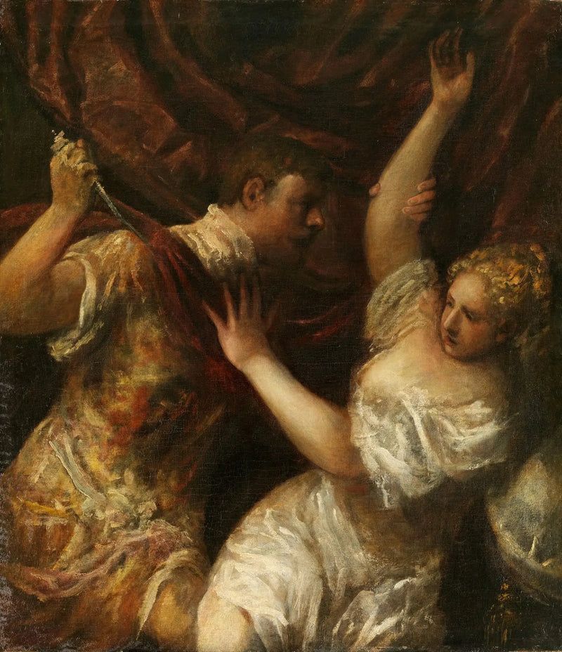 Tarquínio Sexto e Lucrécia - Titian