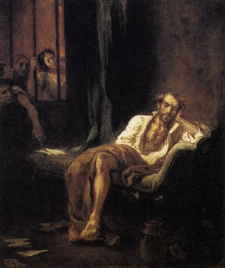 Caneca no hospital de St Anne Ferrara - Eugène Delacroix