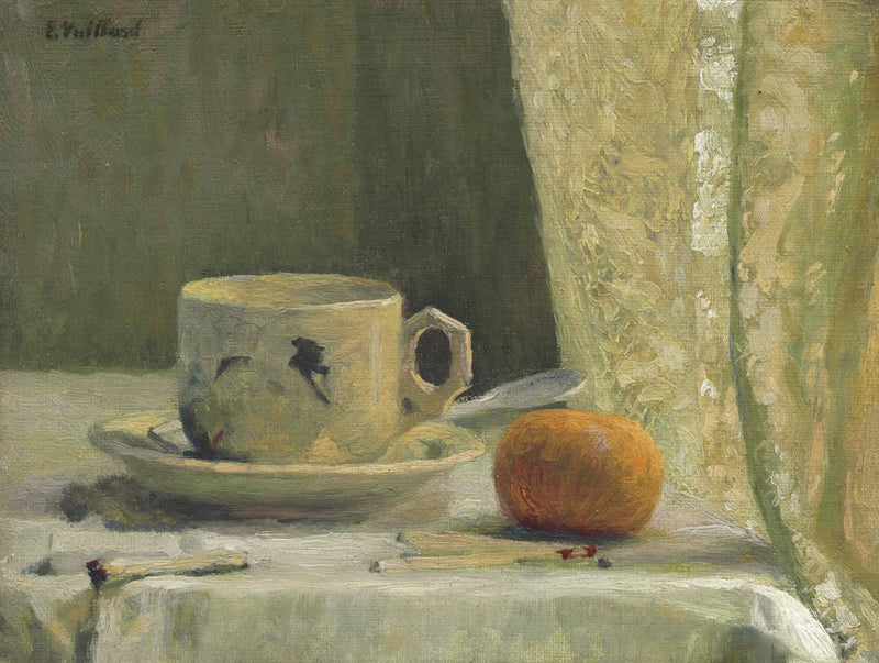 Xícara e tangerina - Édouard Vuillard