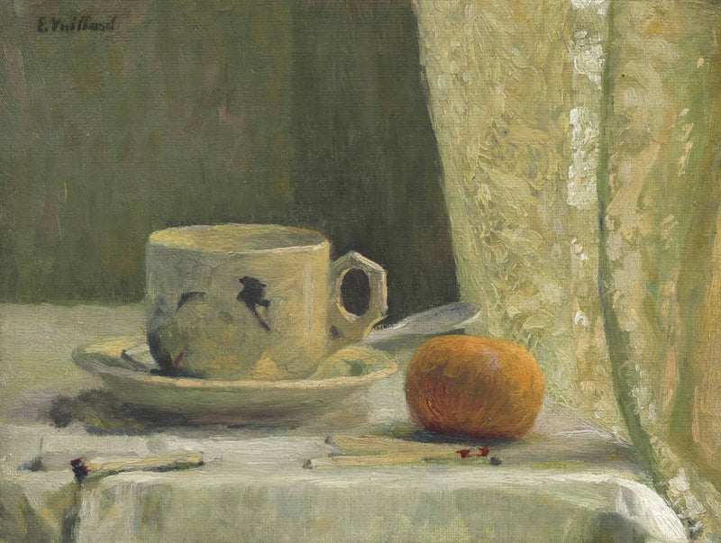 Xícara e tangerina - Édouard Vuillard