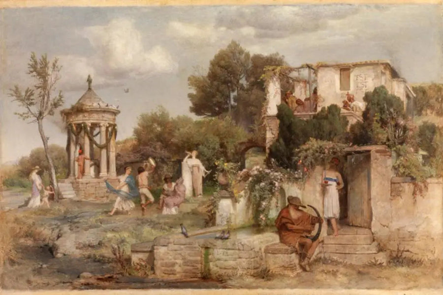 taberna romana de vinhos - Arnold Böcklin