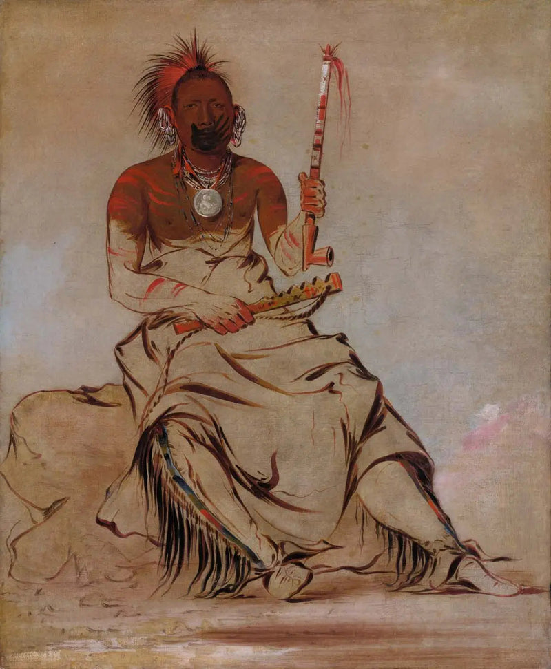 Te-ah'-ke-ra-lée-re-coo, Os Cheyenne, um Pawnee republicano - George Catlin