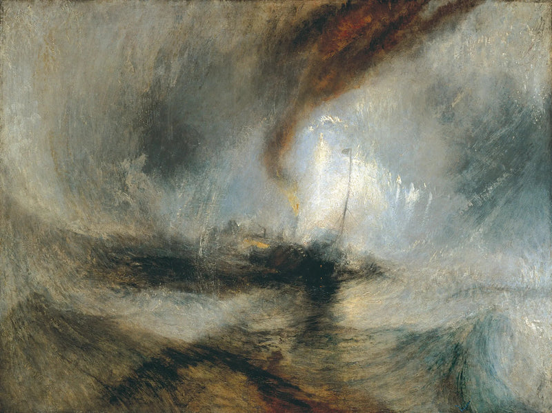 Tempestade de neve no mar - J. M. W. Turner
