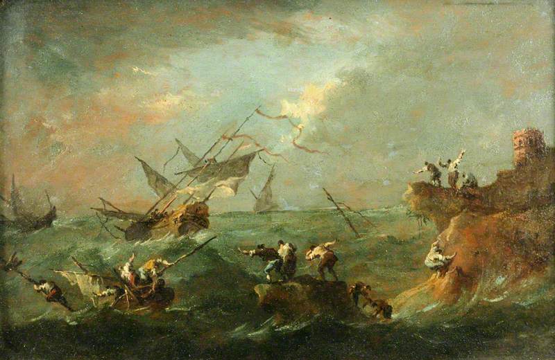 Tempestade no mar - Francesco Guardi