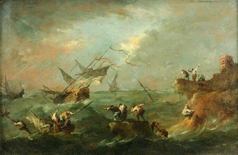 Tempestade no mar - Francesco Guardi