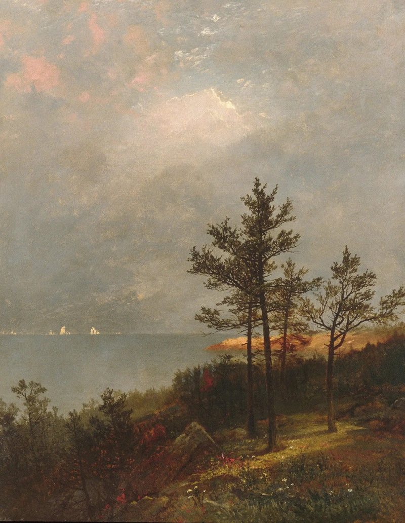 Tempestade iminente no estreito de Long Island - John Frederick Kensett