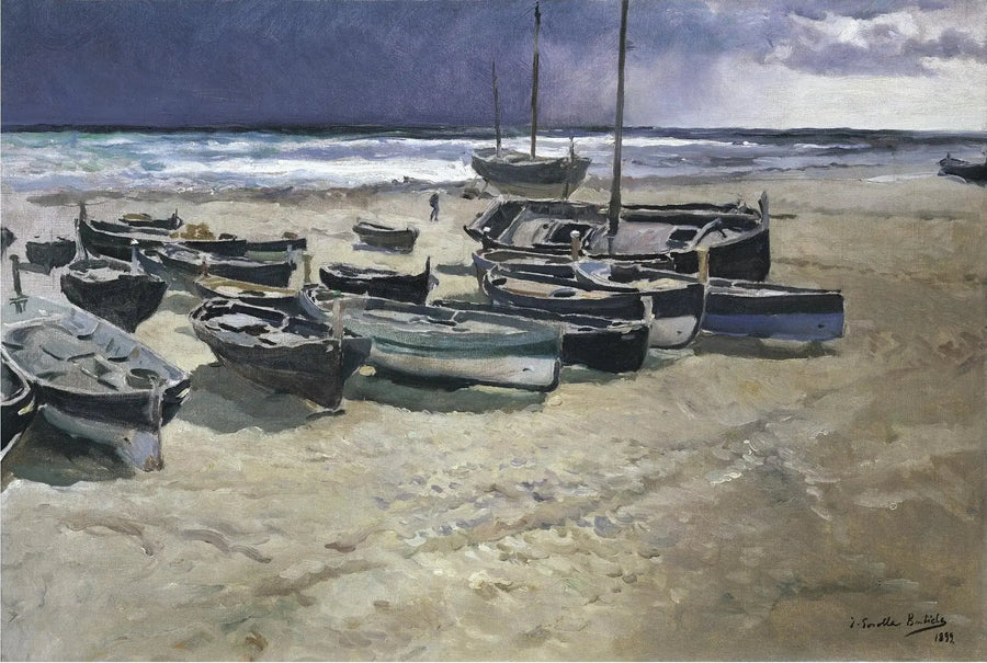 Tempestade iminente, Valência - Joaquín Sorolla