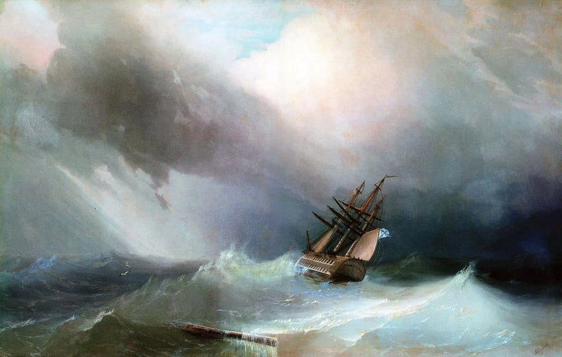 Tempestade - Ivan Aïvazovski
