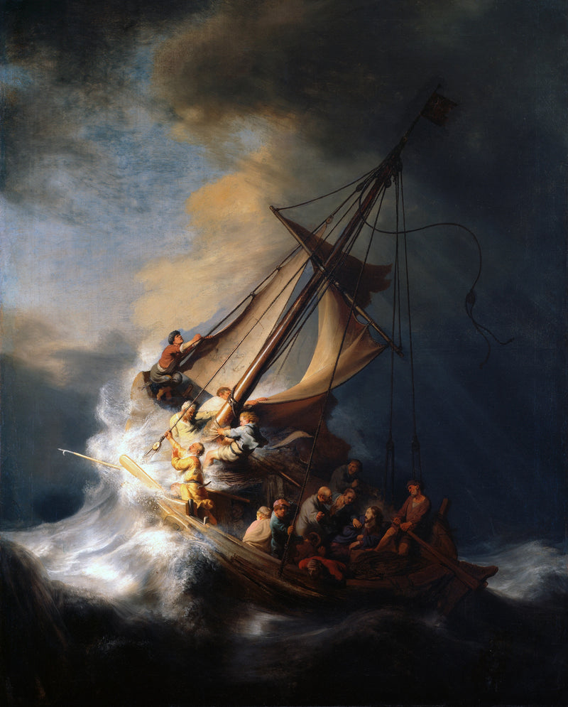 A Tempestade no Mar da Galileia - Rembrandt