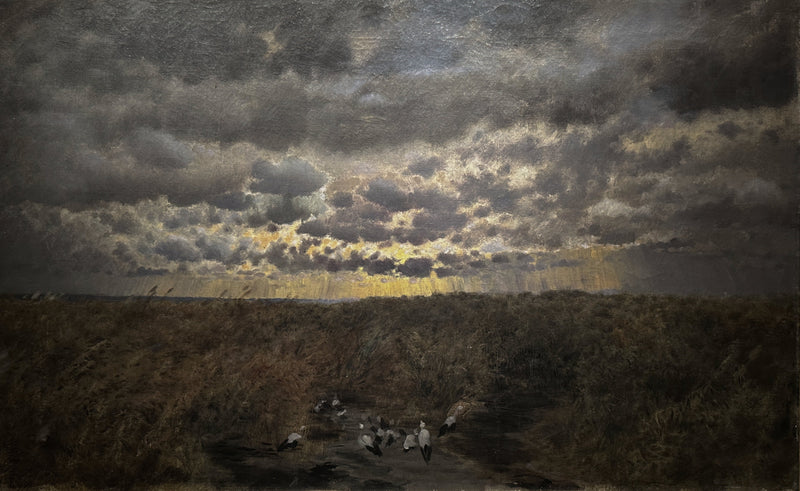 Tempestade se aproximando - Giuseppe De Nittis