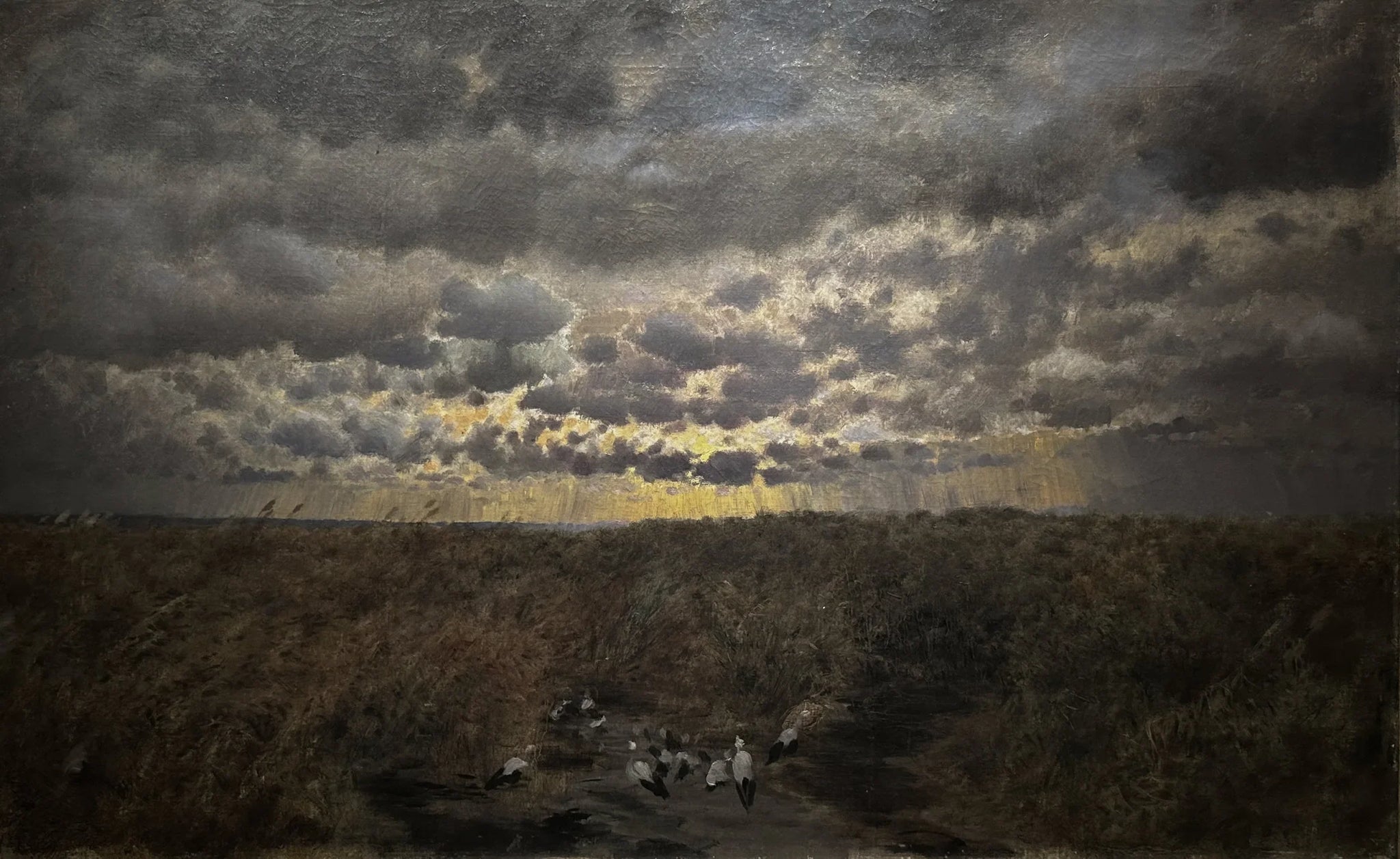 Tempête qui approche - Giuseppe De Nittis image 1 copie de tableau peinte à la main