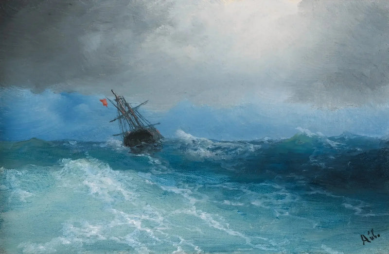 Tempestade que se aproxima - Ivan Aivazovsky
