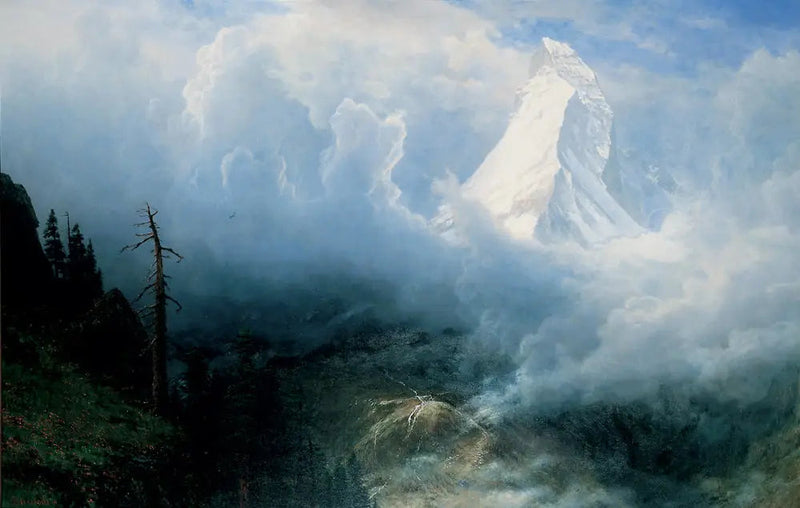 Tempestade sobre o Cervino - Albert Bierstadt