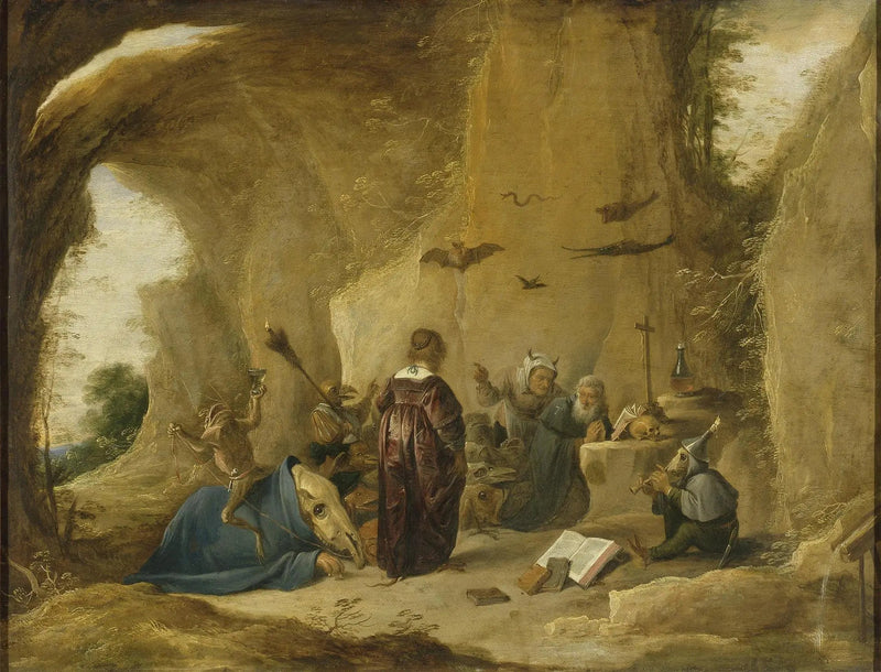 Tentação de Santo Antônio - David Teniers Júnior
