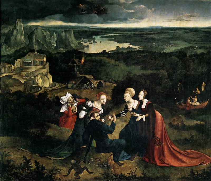 Tentação de Santo Antônio - Quentin Metsys