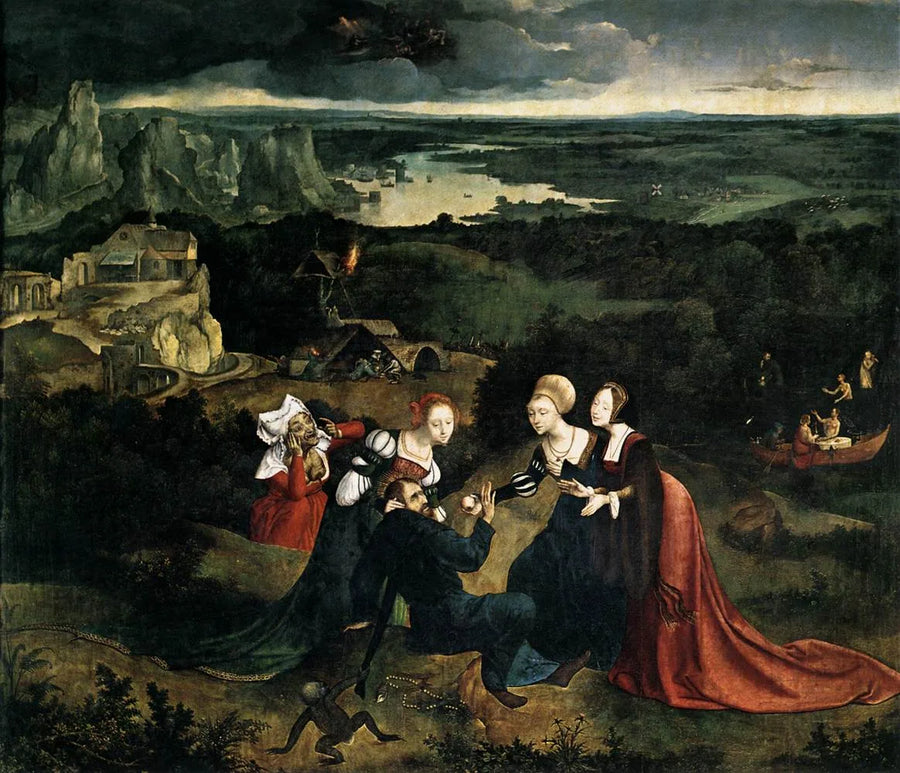 Tentação de Santo Antônio - Quentin Metsys