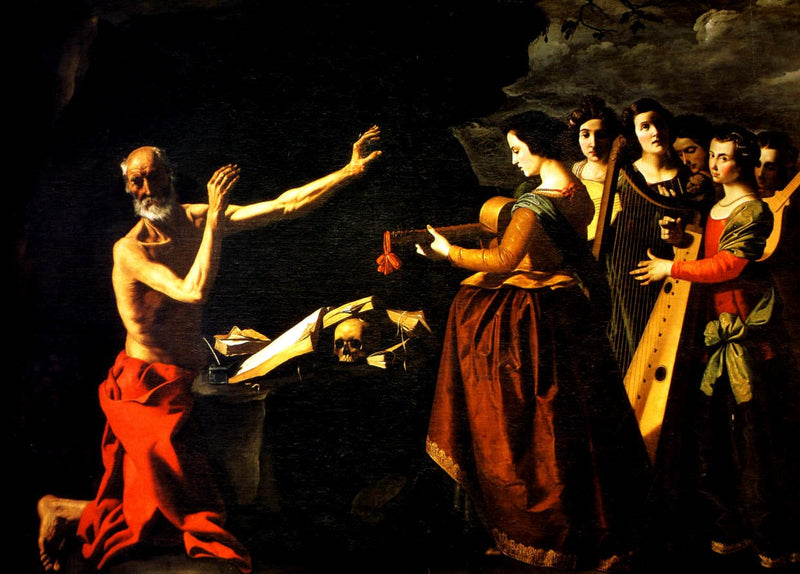 Tentação de São Jerônimo - Francisco de Zurbarán