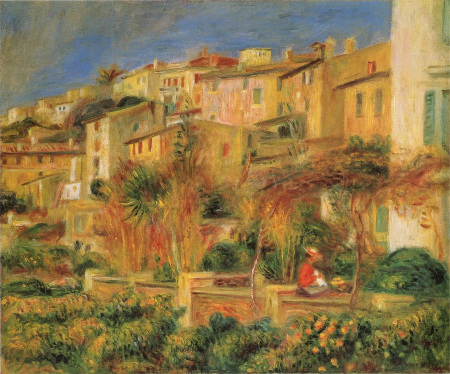 Terraços em Cannes - Pierre-Auguste Renoir