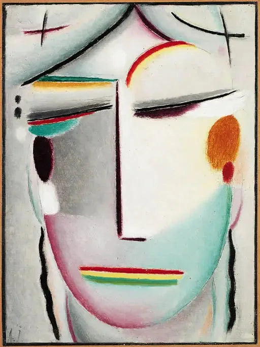 Cabeça Abstrata - Alexej von Jawlensky