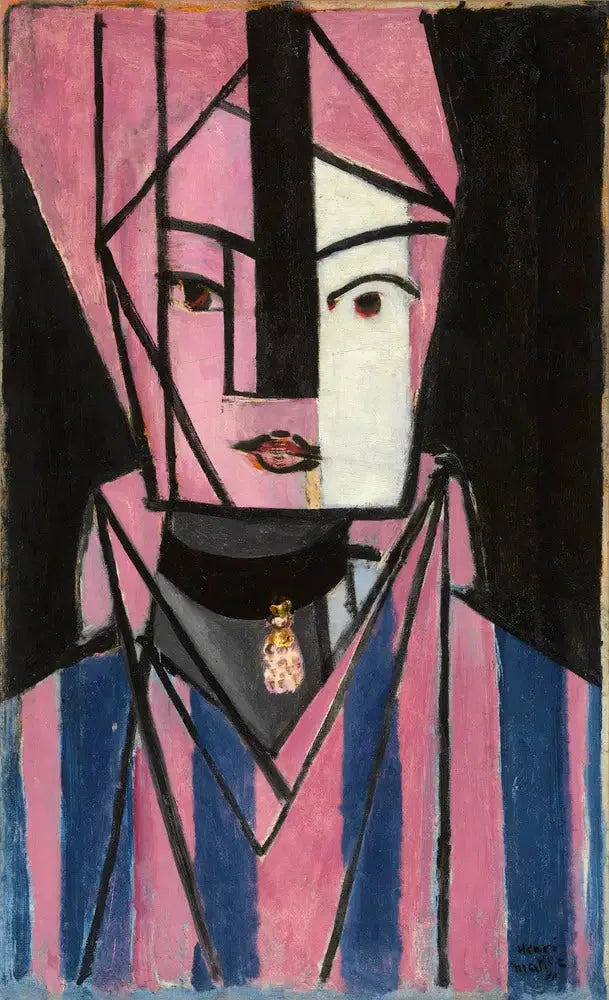 Cabeça branca e rosa - Henri Matisse