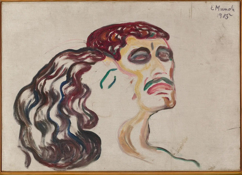 Cabeça contra cabeça - Edvard Munch