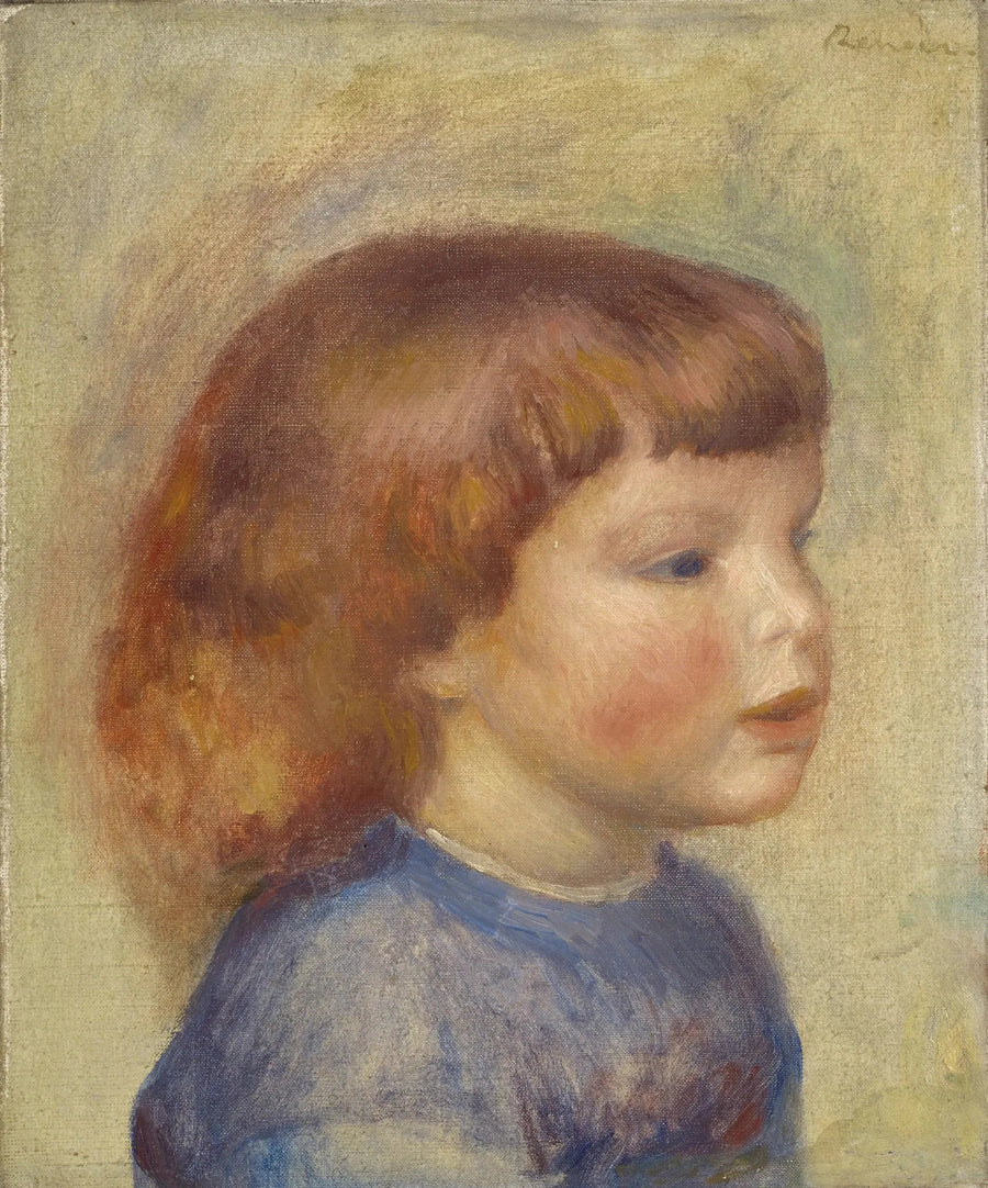 Cabeça de criança - Pierre-Auguste Renoir