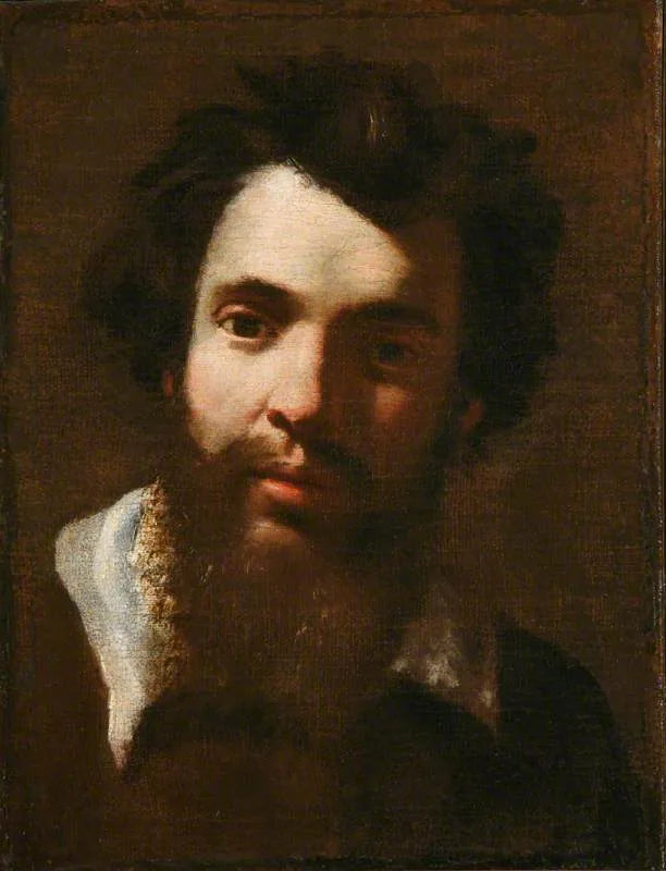 Cabeça de homem barbudo - Simon Vouet