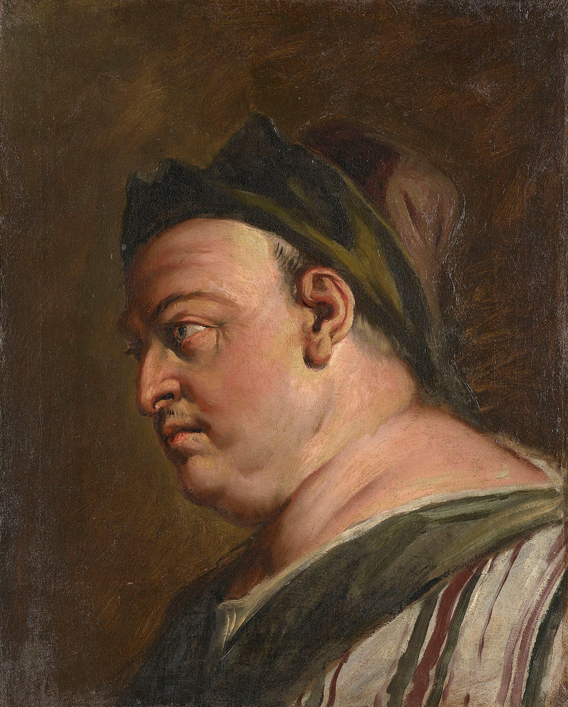 Cabeça de homem de perfil (um intendente?) - Sebastiano Ricci