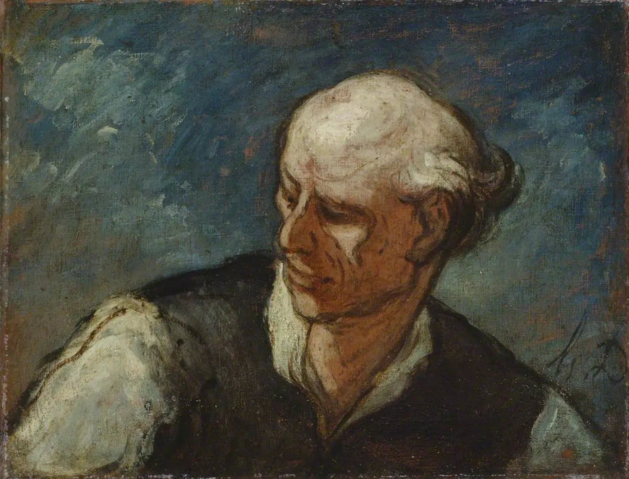 Cabeça de homem - Honoré Daumier